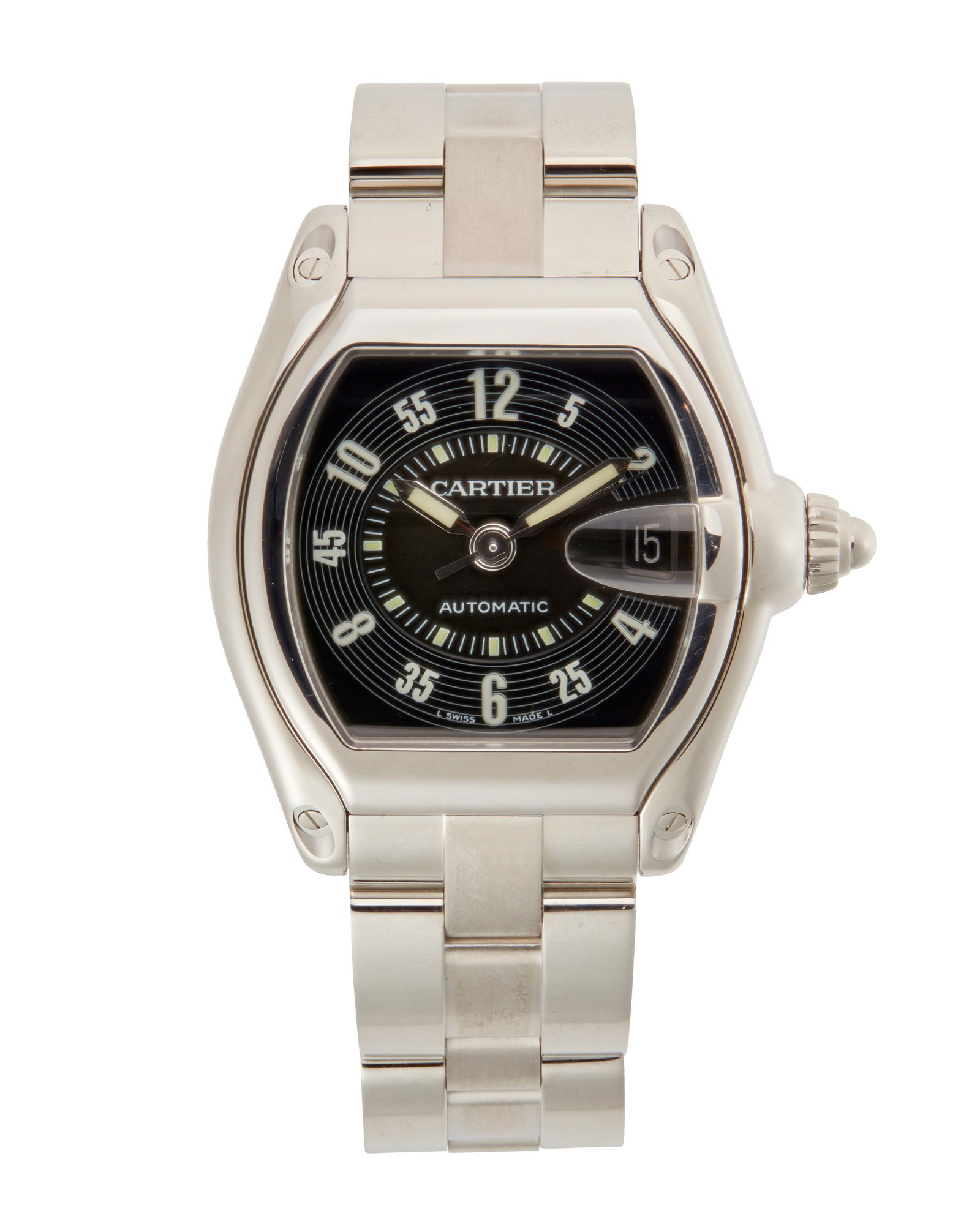 An Automatic "Roadster" Wristwatch, Cartier (1 of 2)