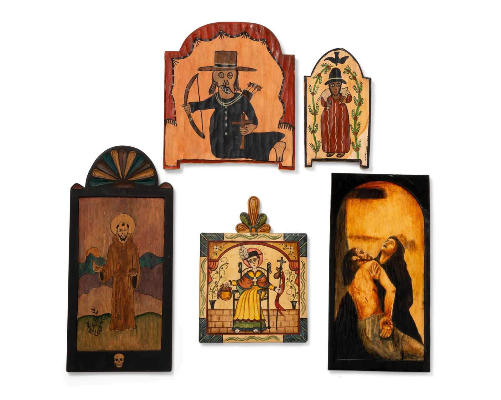 A group of contemporary retablos (1 of 11)