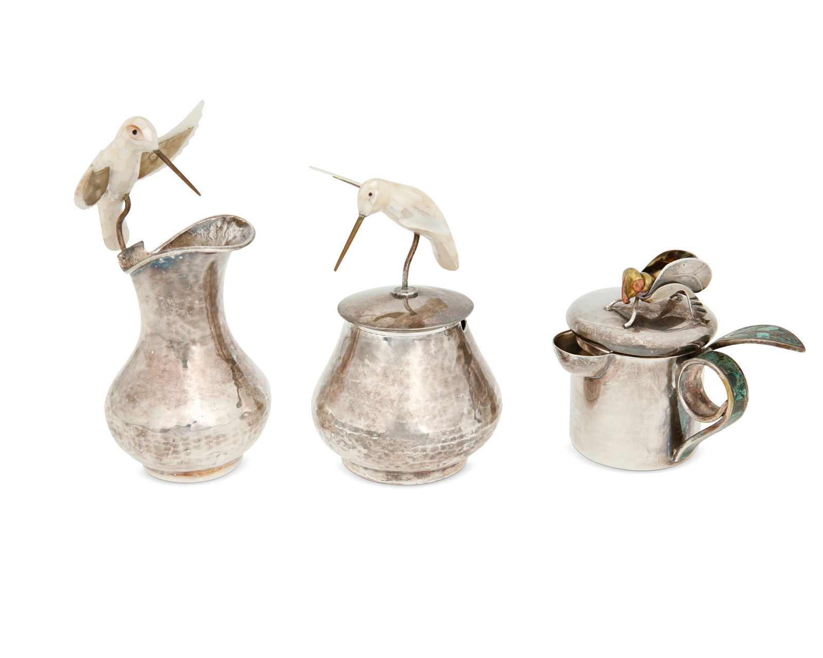 A group of Los Castillo silver-plated table items (1 of 4)