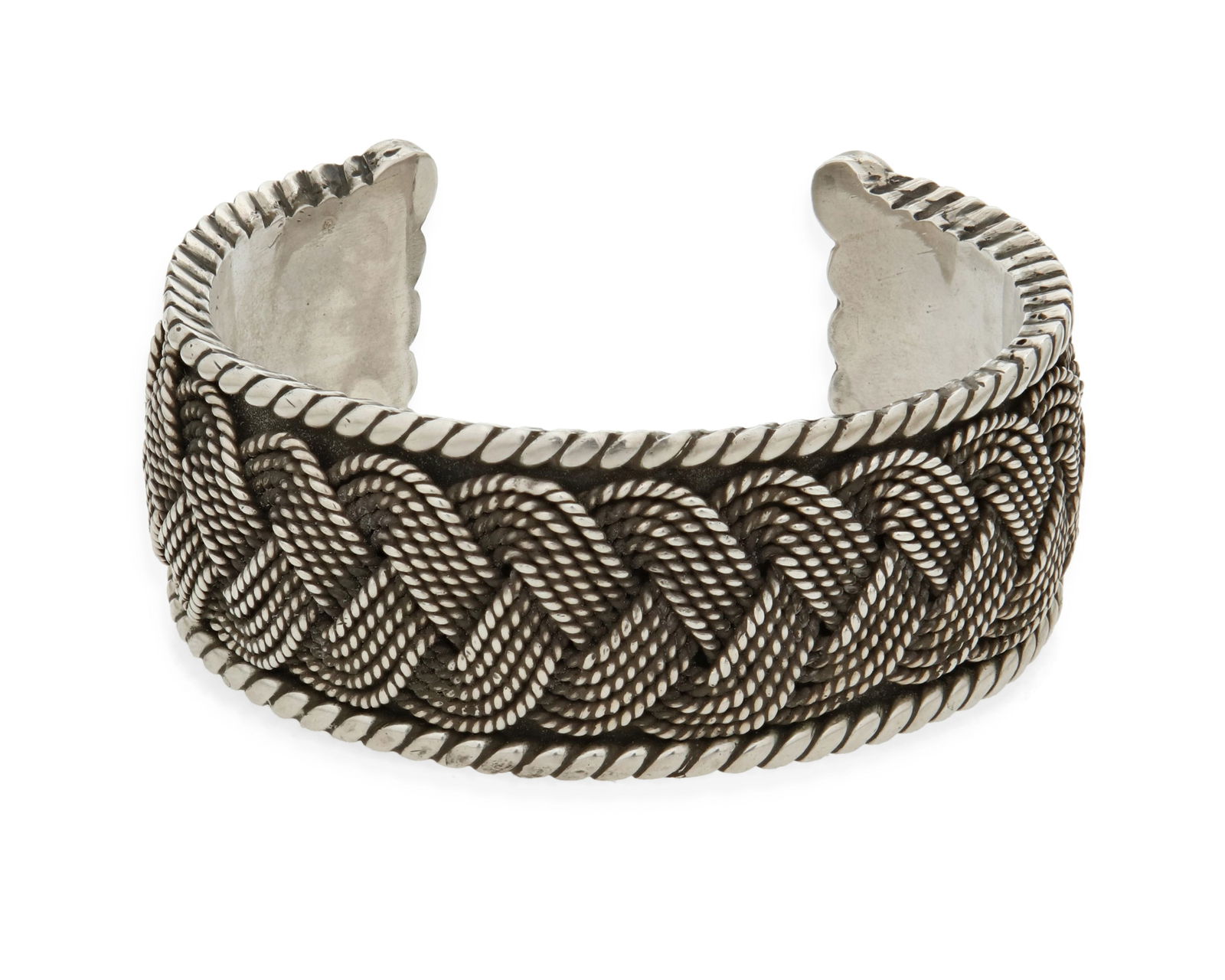 A Hector Aguilar Mexican silver cuff bracelet (1 of 2)