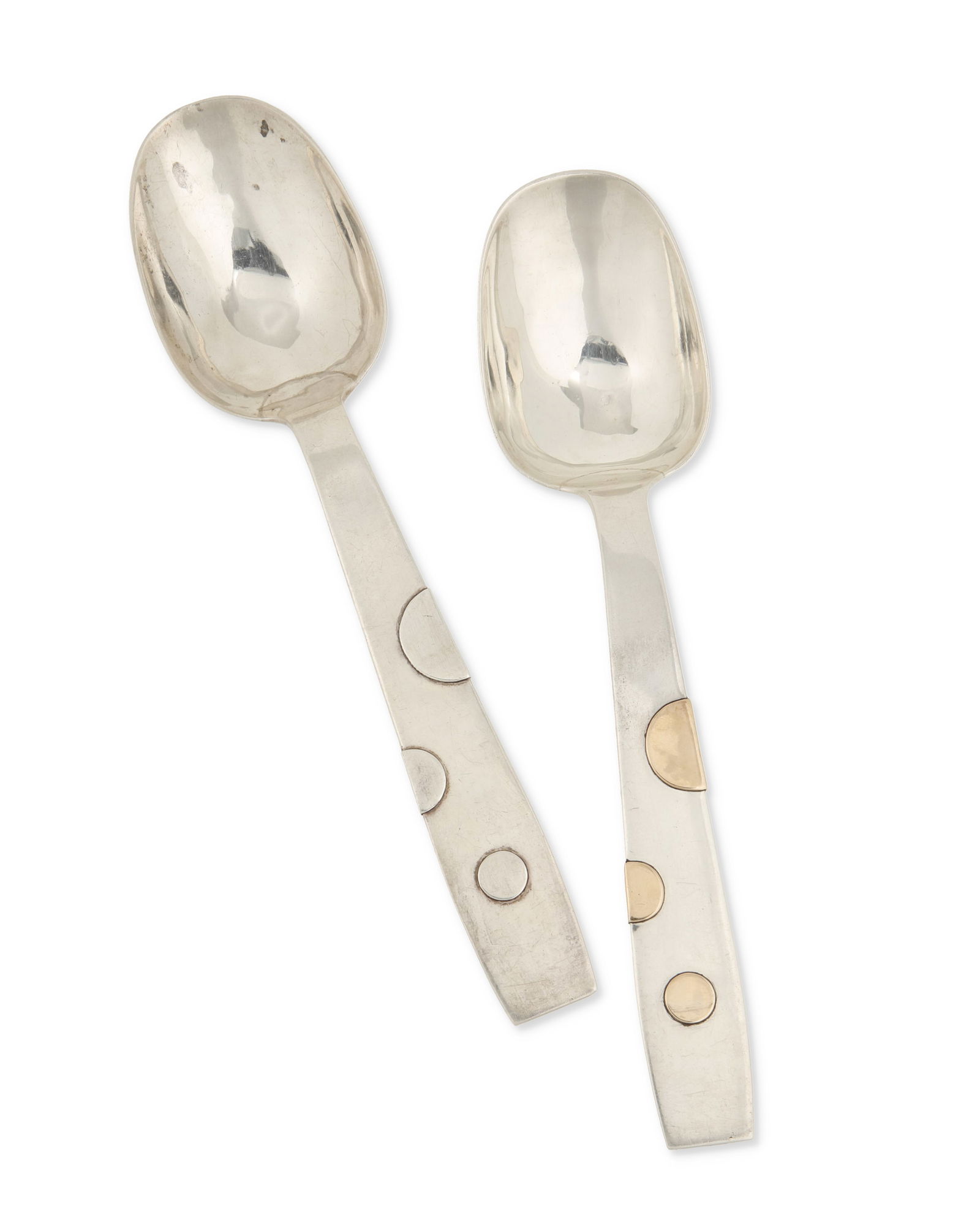 Two William Spratling "Disco" sterling silver spoons (1 of 2)