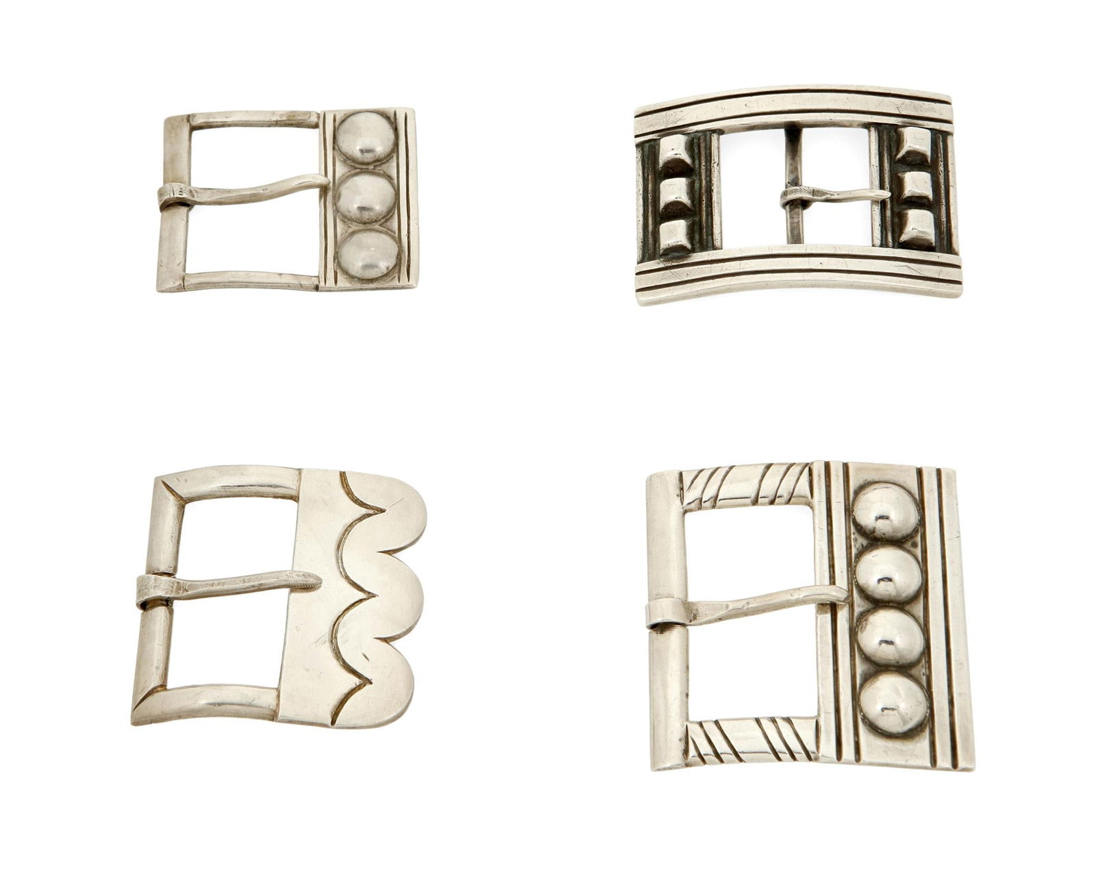 A group of William Spratling silver belt buckles (1 of 2)