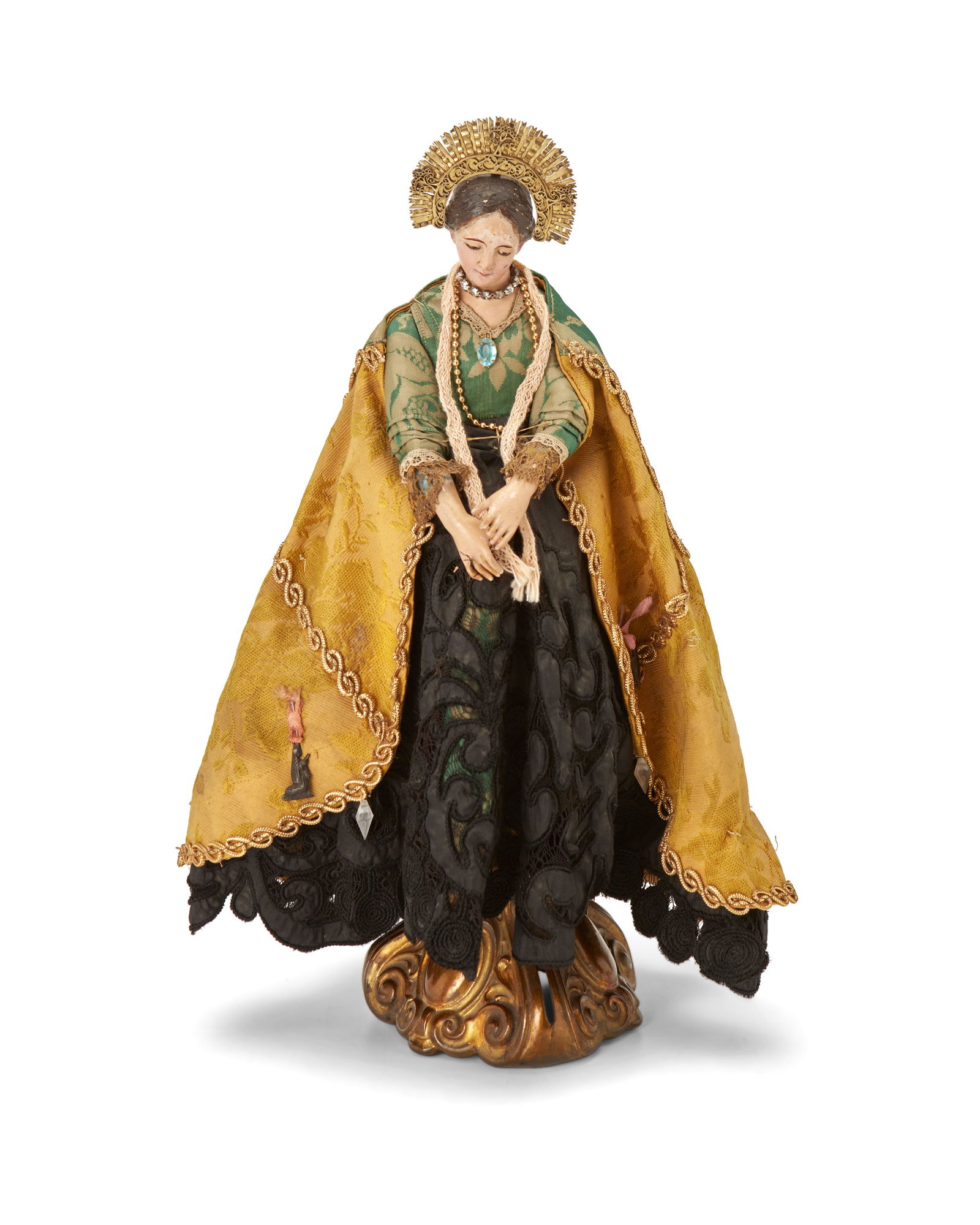 A devotional Madonna santos figure (1 of 7)