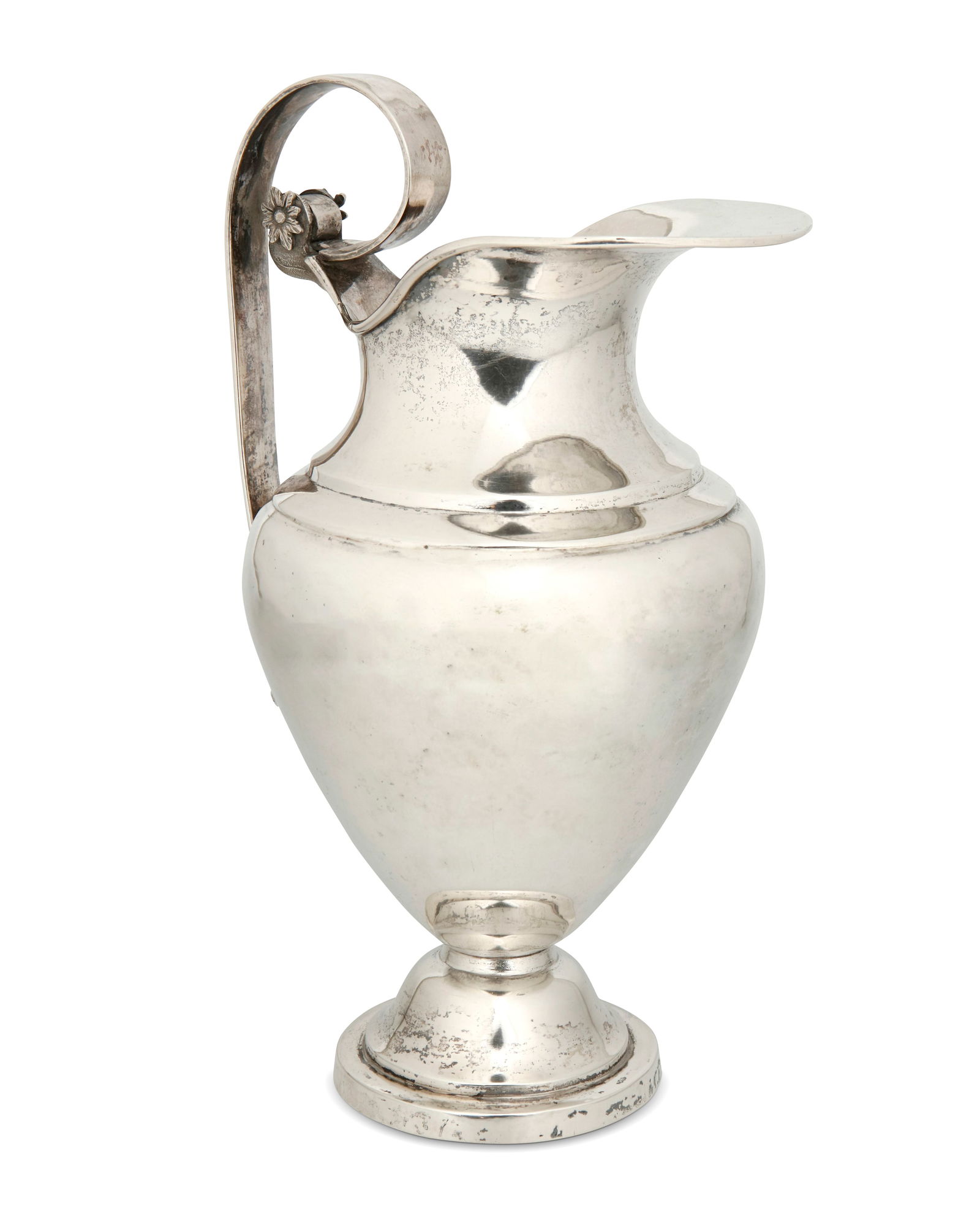 A Spanish Colonial silver water pitcher (1 of 4)