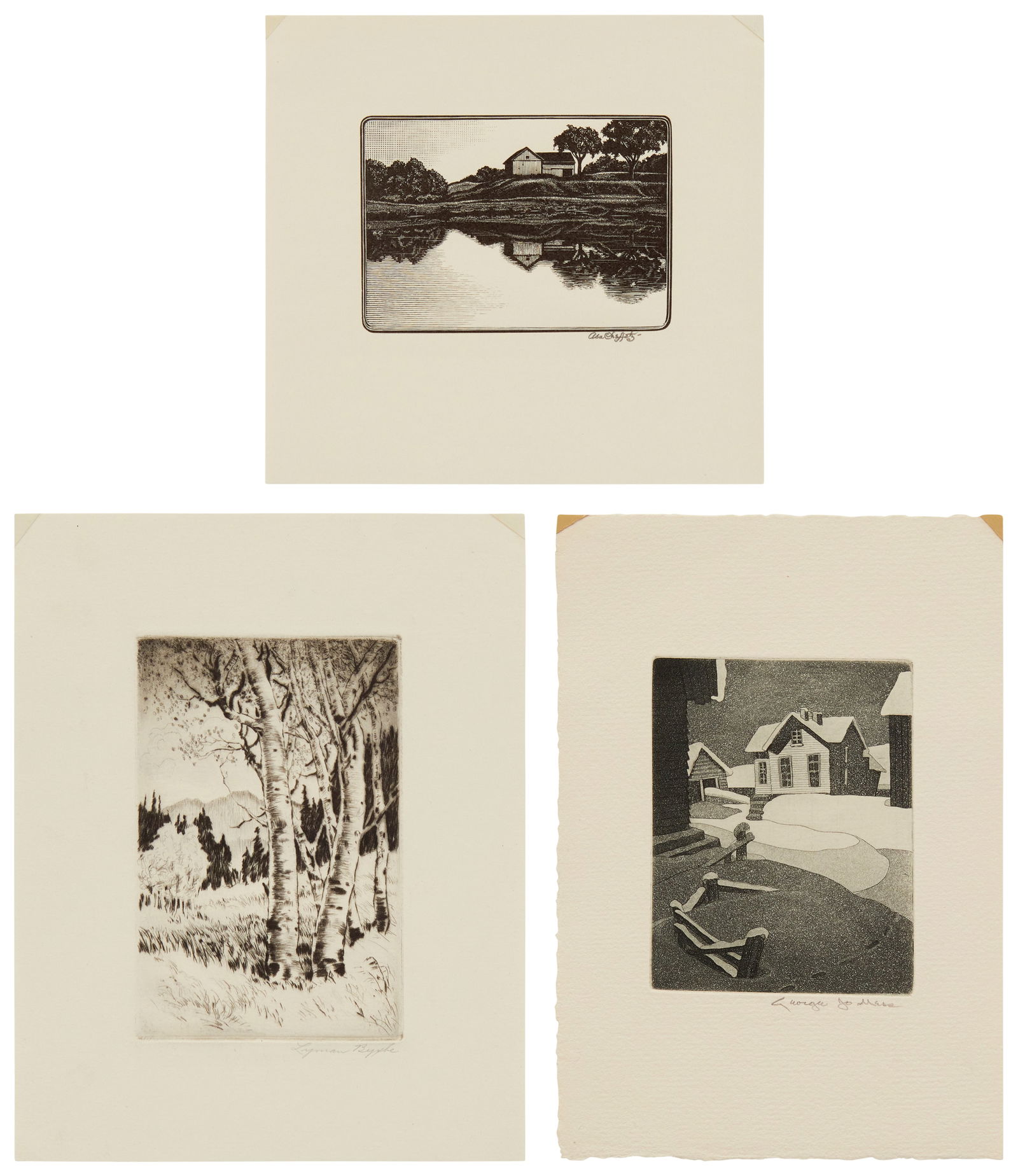 Lyman Byxbe (1886-1980), Asa Chaffetz (1896-1965), George Joseph Mess (1898-1962) (1 of 10)