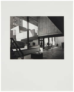 Ezra Stoller (1915-2004), "Whitney Interior," 1966, from "Modern Architecture: A Portfolio of Twelve: Ezra Stoller(1915-2004)"Whitney Interior," 1966, from "Modern Architecture: A Portfolio of Twelve Photographs"Gelatin silver print on paperEdition: 6/50Signed and numbered in penci
