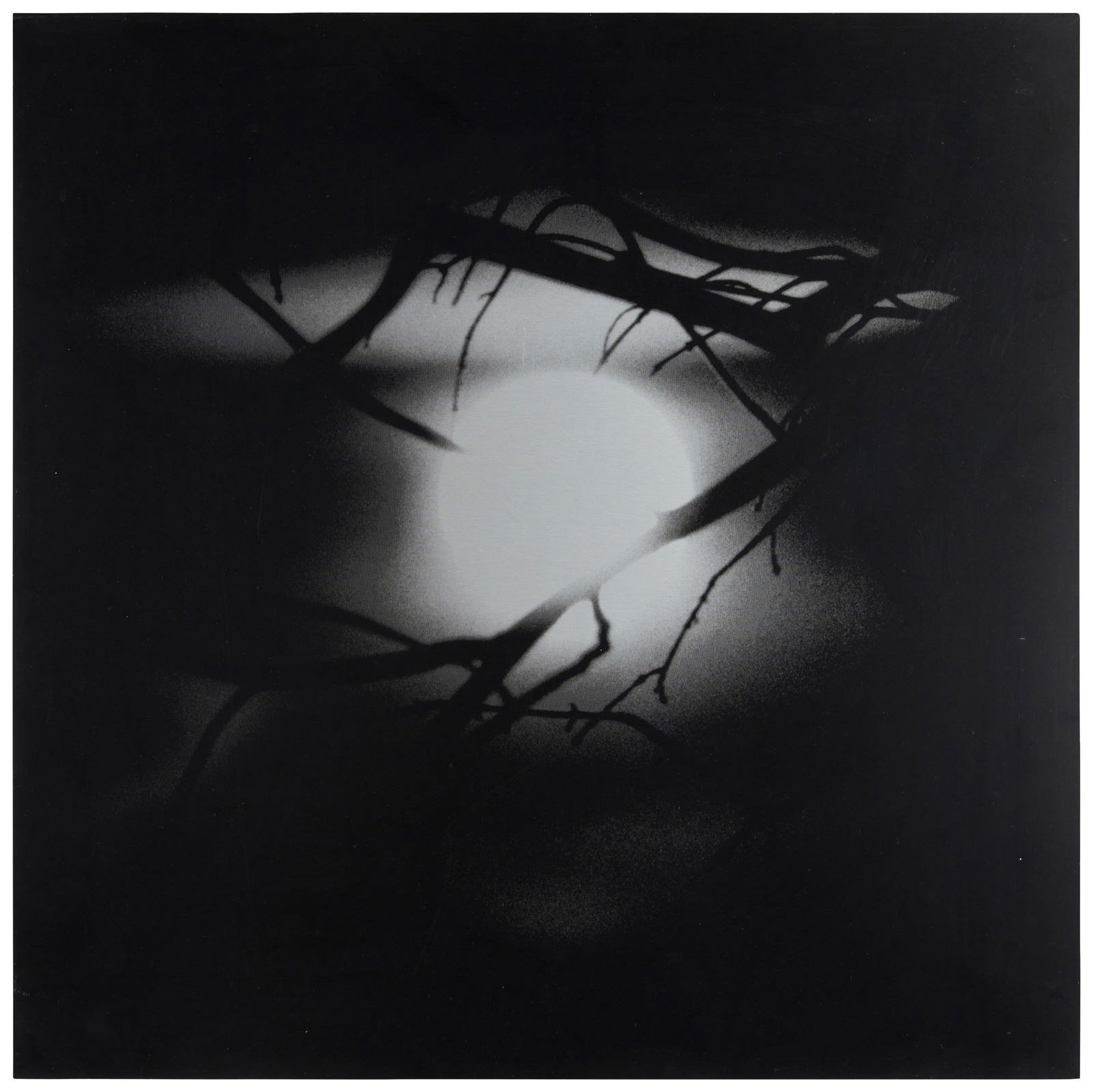 Ray Charles White (b. 1961), "Millennium Moon," Screenprinted enamel panels on anodized aluminum,: Ray Charles White(b. 1961)"Millennium Moon"Screenprinted enamel panels on anodized aluminumEdition: 35/35Signed and numbered verso: Ray White; titled by repute23.25" H x 23.25" W x