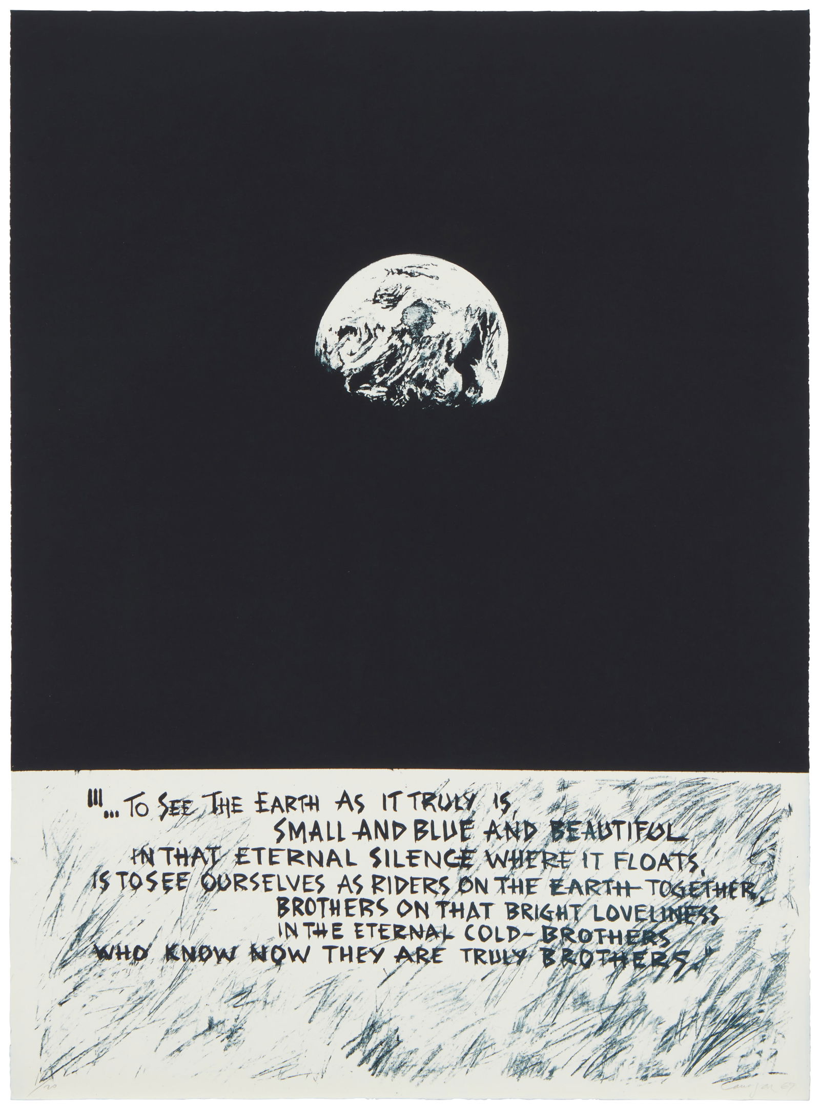 Rafael Canogar (b. 1935), "The Earth" portfolio, 1969, The complete set of 14 lithographs on wove: Rafael Canogar(b. 1935)"The Earth" portfolio, 1969The complete set of 14 lithographs on wove paper, with the Rives and Tamarind watermarksEdition: 16/20 (there were also 9 sets reserved for