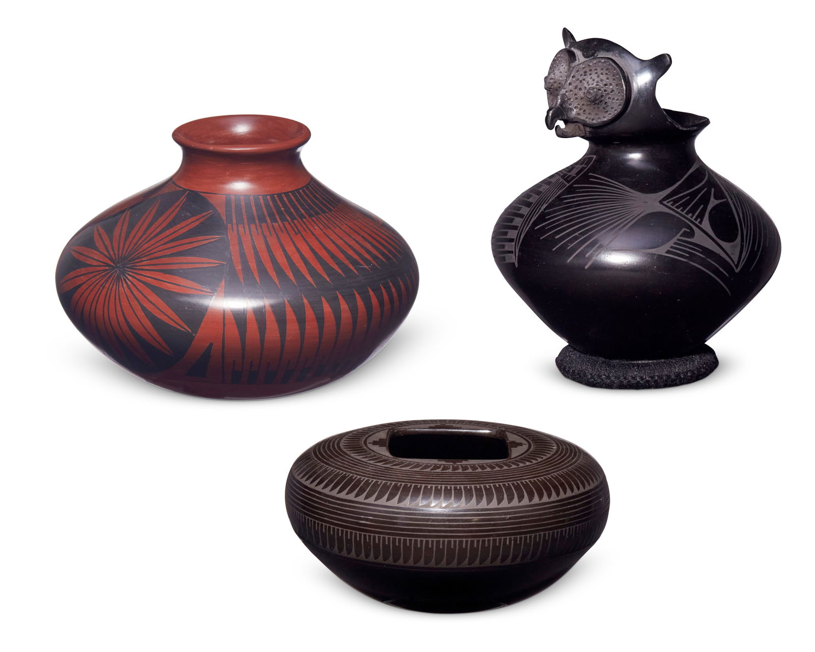 Three Mata Ortiz pottery vessels (1 of 7)
