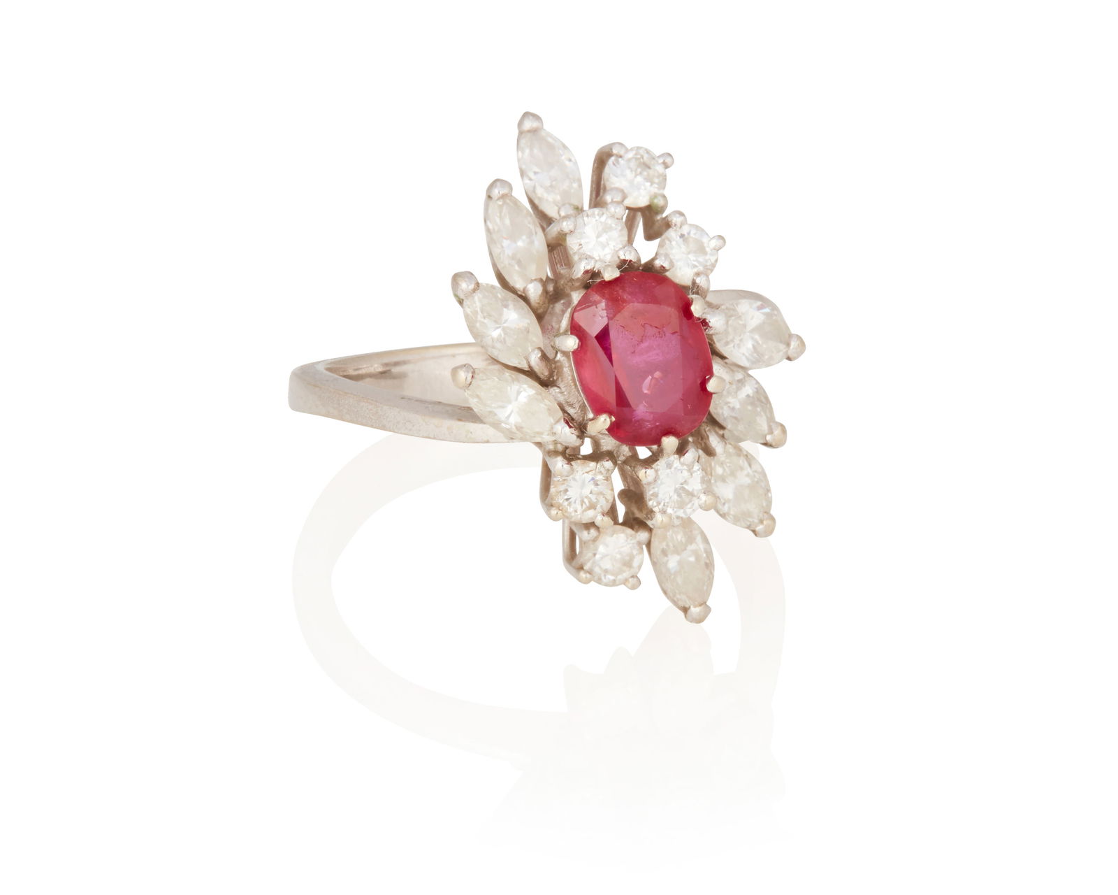 A Diamond and Ruby Ring (1 of 2)