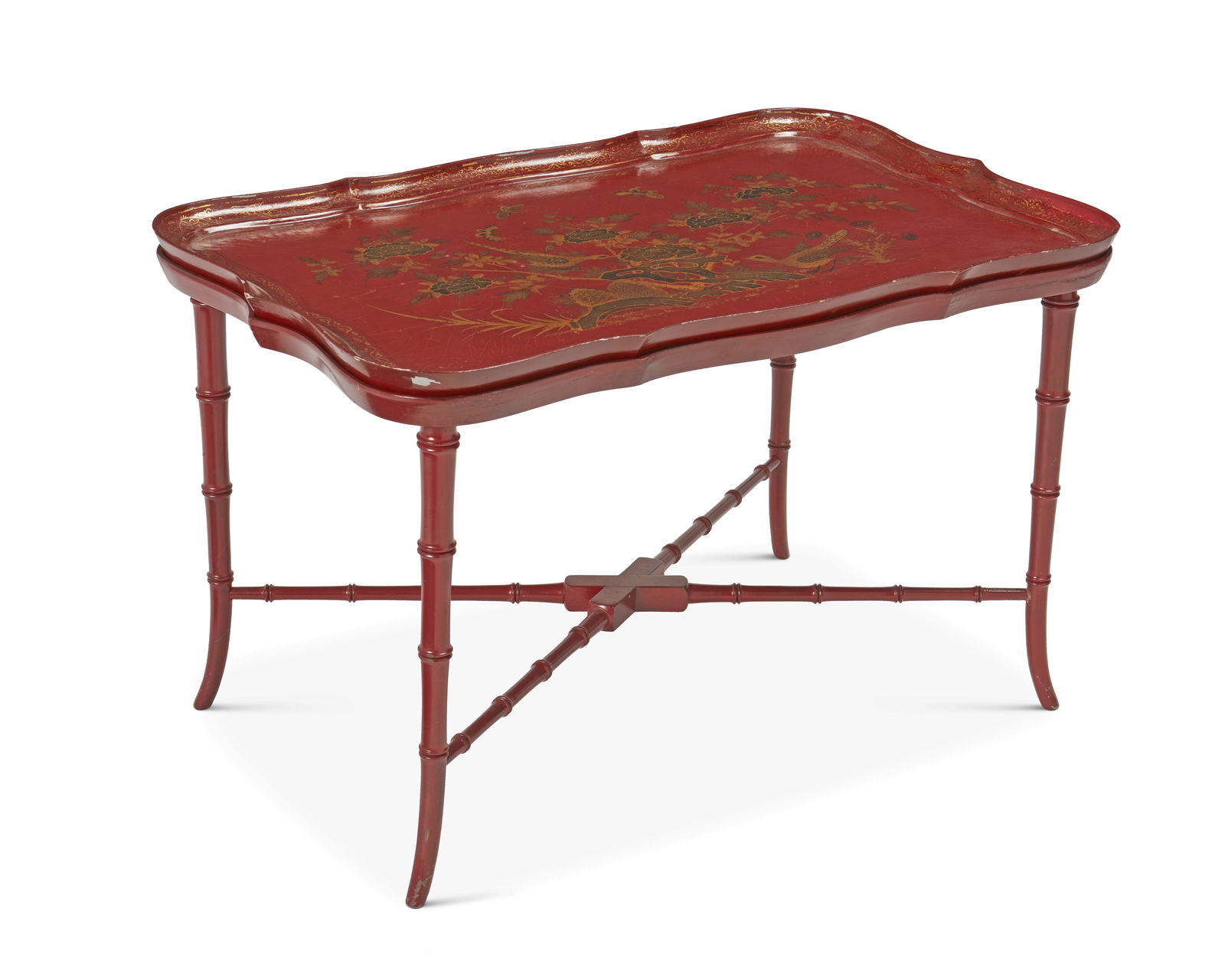 A chinoiserie papier-m‚che tray table (1 of 7)