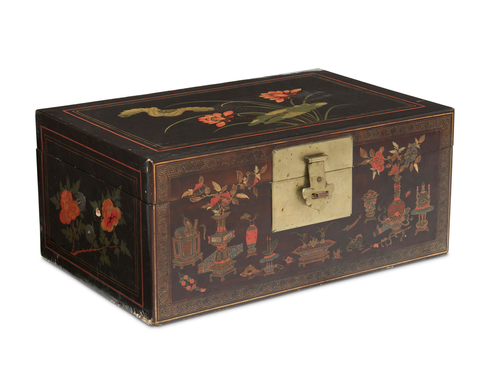 A Chinese lacquered trunk (1 of 12)