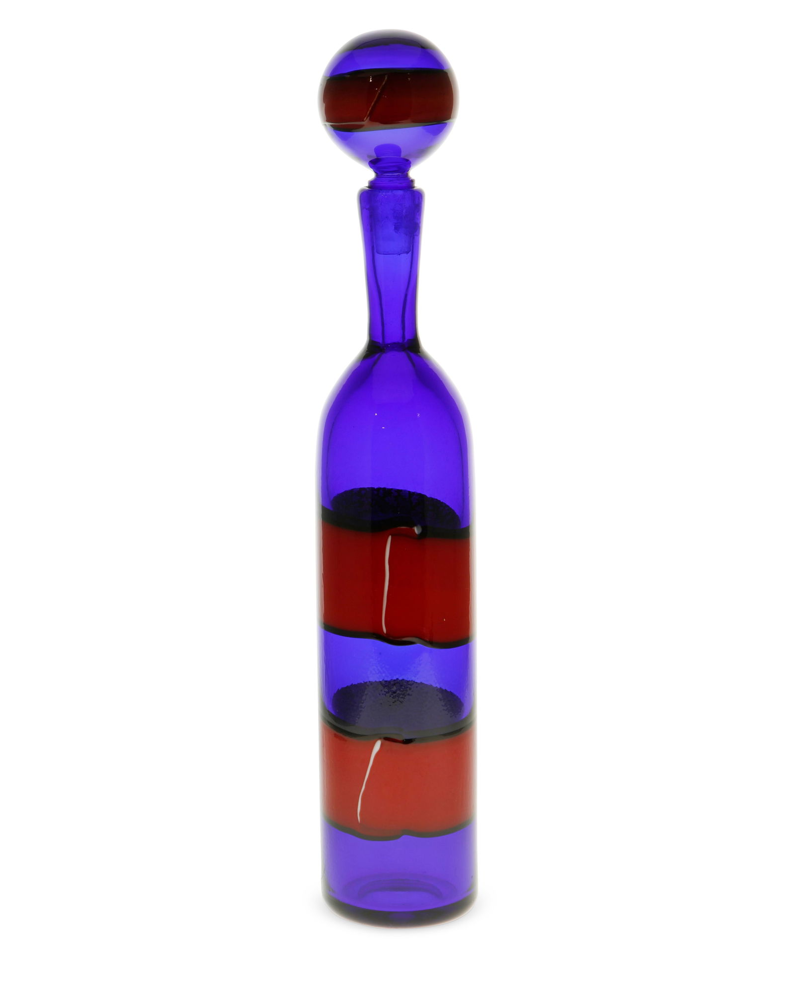 A Venini fasce orizzantale glass bottle (1 of 3)