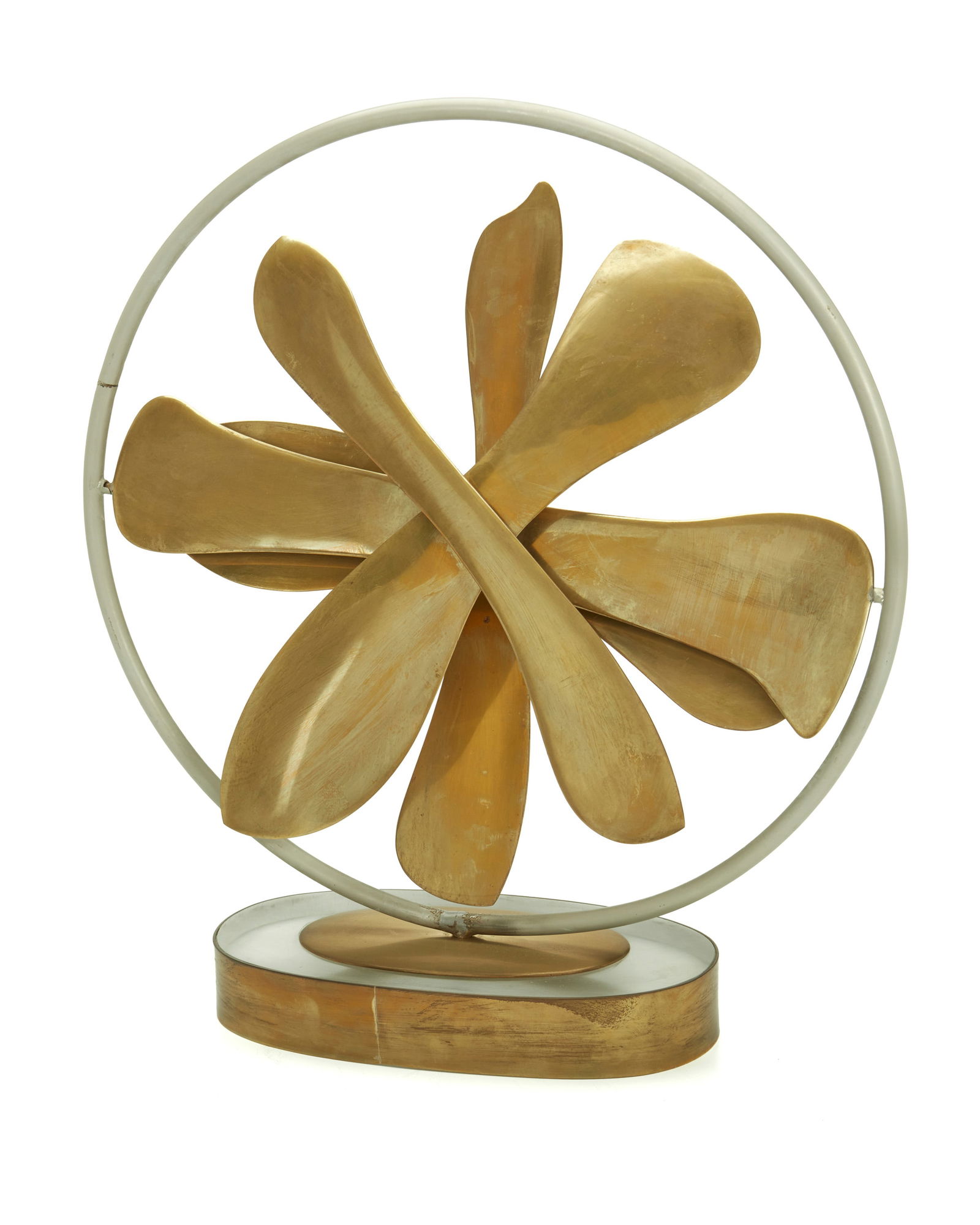 A modern metal and acrylic kinetic sculpture (1 of 3)