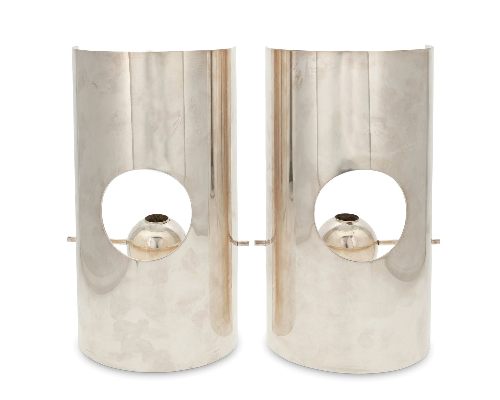 Lino Sabattini (1925-2016), A pair of candleholders, 1950s (1 of 5)