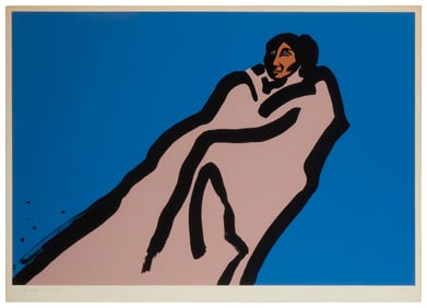 R. C. Gorman (1932-2005), "Spirit," 1979, Screenprint in colors on paper, Image: 24" H x 36" W
