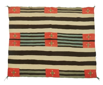 A Navajo Second Phase chief's blanket