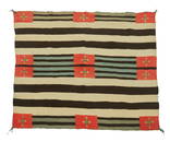 A Navajo Second Phase chief's blanket