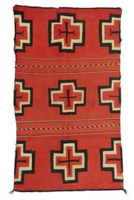 A Navajo Germantown child's blanket