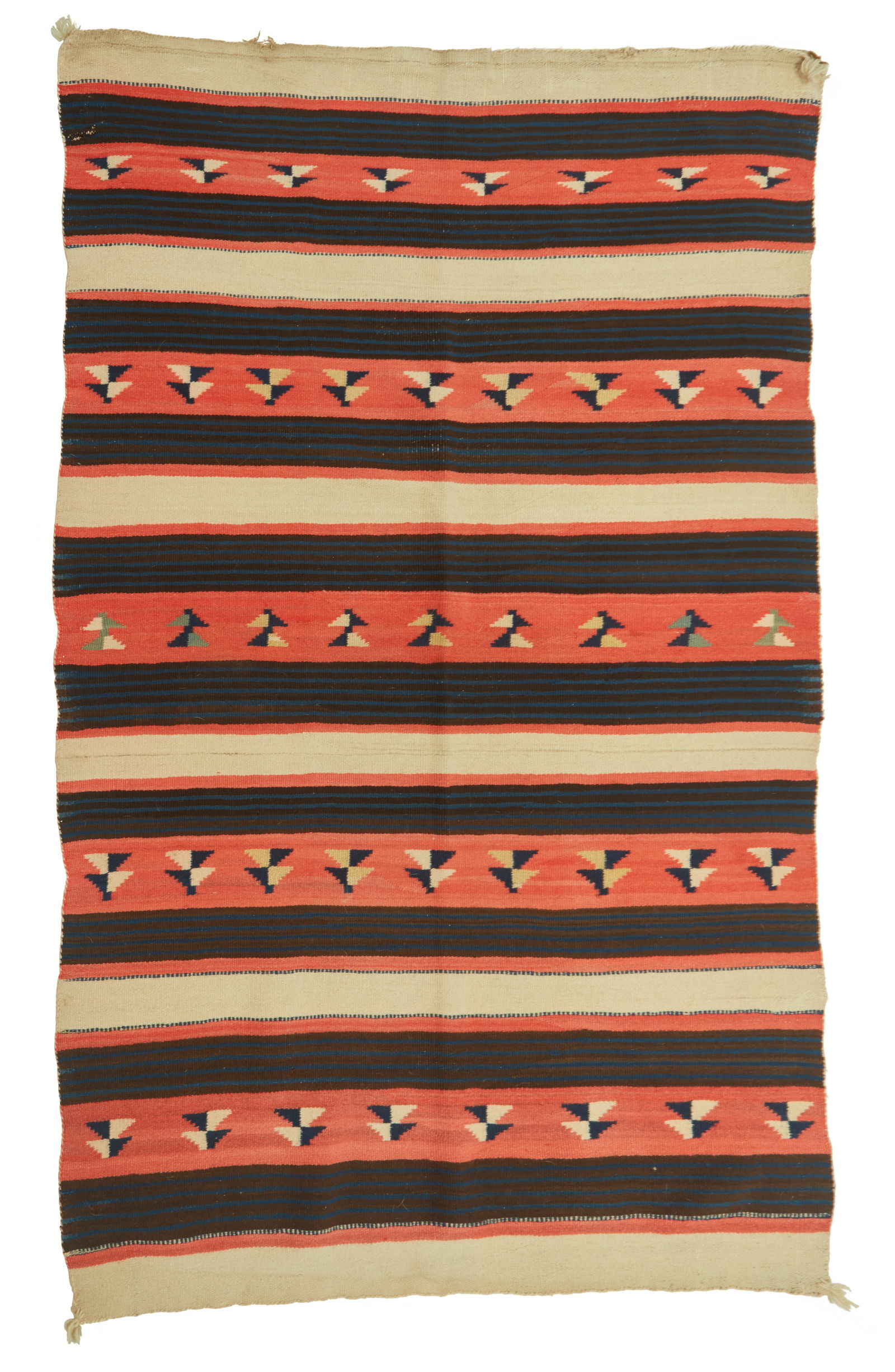 A Navajo Late Classic banded blanket (1 of 3)