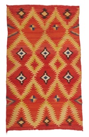 A Navajo transitional textile