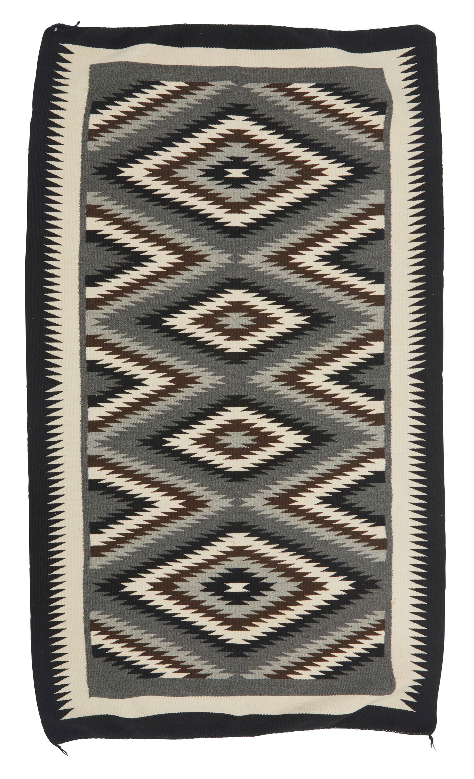 A Navajo Two Grey Hills textile (1 of 3)