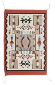 A Navajo Storm Pattern textile