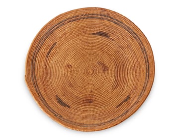 A California basketry bowl