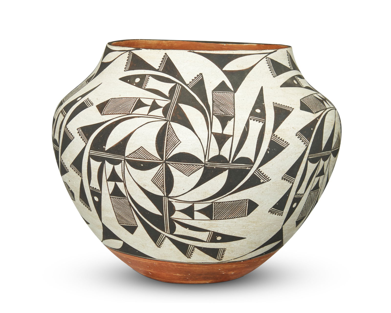 Mary Histia (n.d.-1970, Acoma Pueblo), A polychrome pottery olla, circa 1960s (1 of 4)