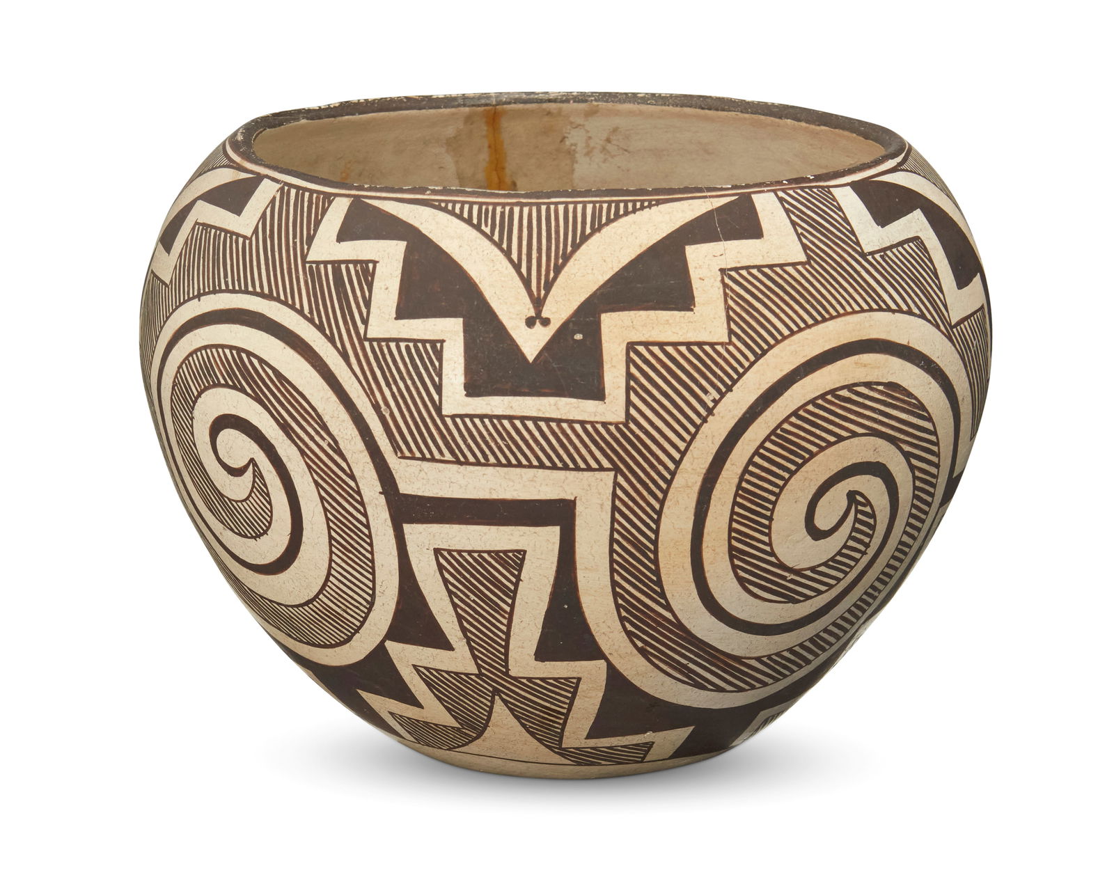 An Acoma Pueblo pottery jar (1 of 4)