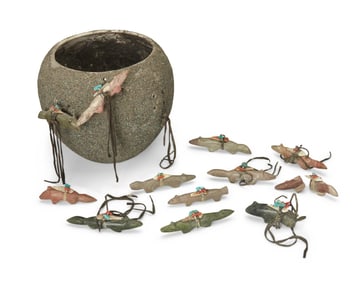 A Zuni Pueblo fetish jar