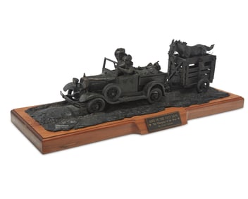 Fred Fellows (b. 1934), "Life in the Fast Lane: The Changing of the West"