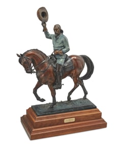 Vilem Zach (b. 1946), "Last Performance Buffalo Bill Cody 1916"