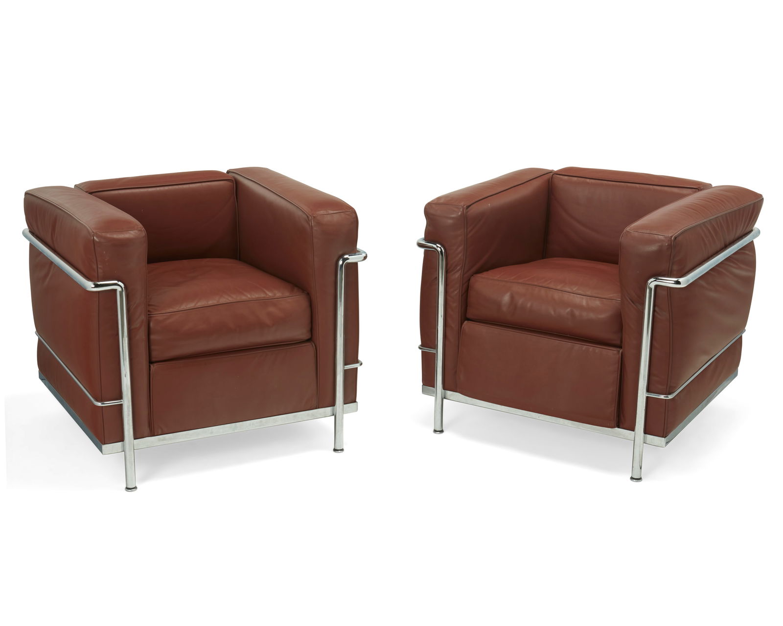 Charles-Edouard "Le Corbusier" Jeanneret (1887-1965), A pair of LC2 Petite Club Chairs for Cassina (1 of 10)