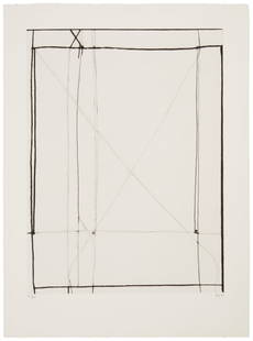 Richard Diebenkorn (1922-1993), "#1" from "Nine Drypoints and Etchings," 1977, Etching and drypoint: Richard Diebenkorn(1922-1993)"#1" from "Nine Drypoints and Etchings," 1977Etching and drypoint on wove paperEdition: 24/25, aside from an edition of ten artist's proofsInitialed, d