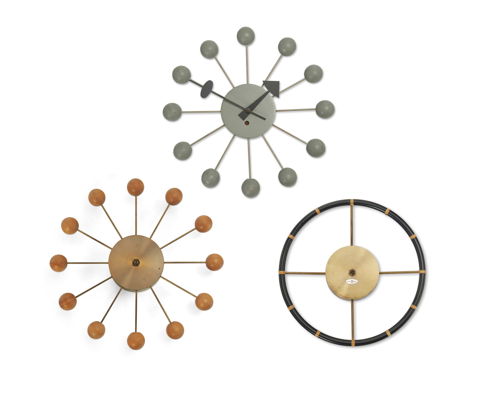 Three George Nelson & Associates for Howard Miller Clock Co. clocks (1 of 18)