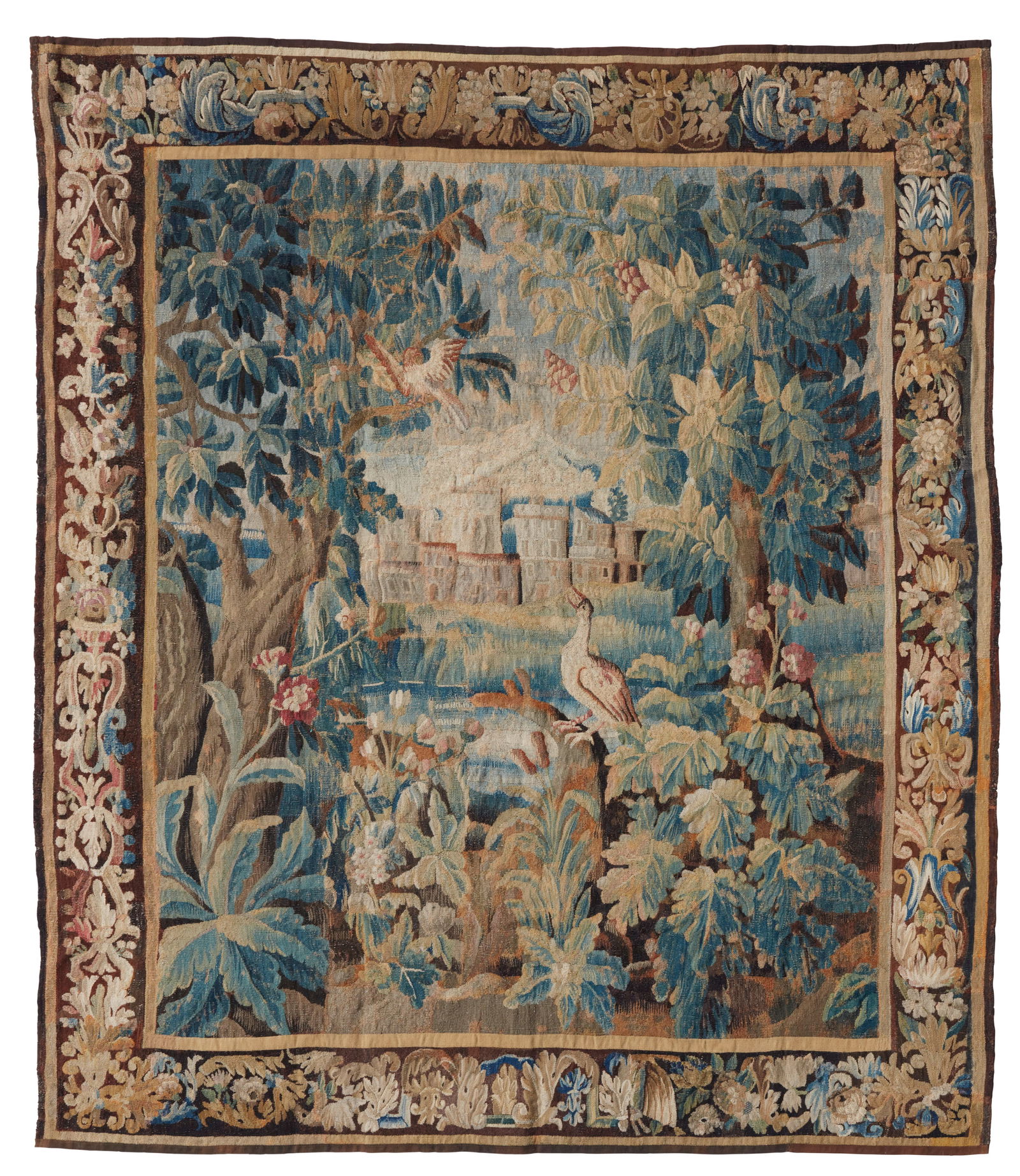 A Flemish Verdure tapestry (1 of 4)