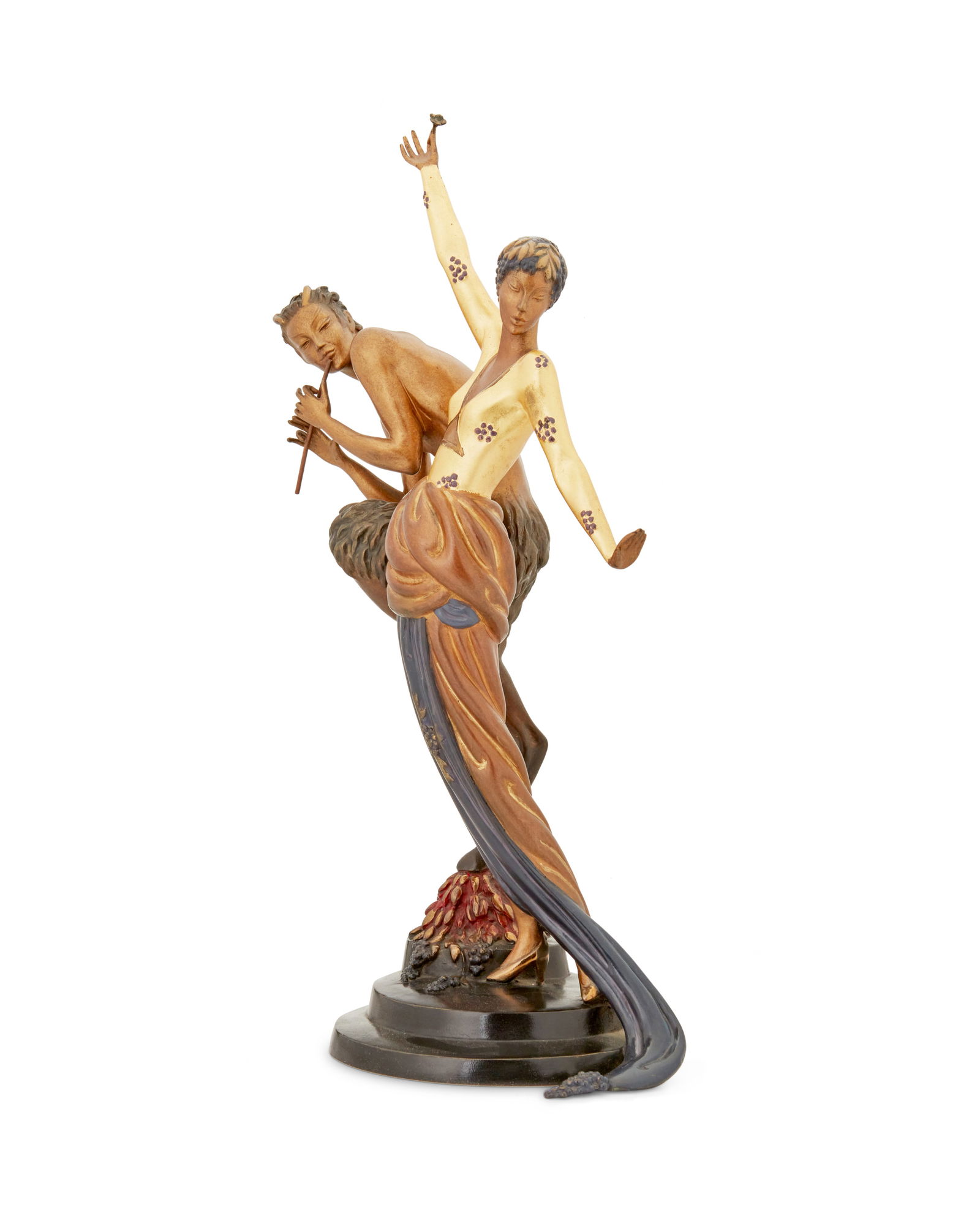 Romain (Erte) de Tirtoff (1892-1990), "Woman and Satyr," 1985 (1 of 5)