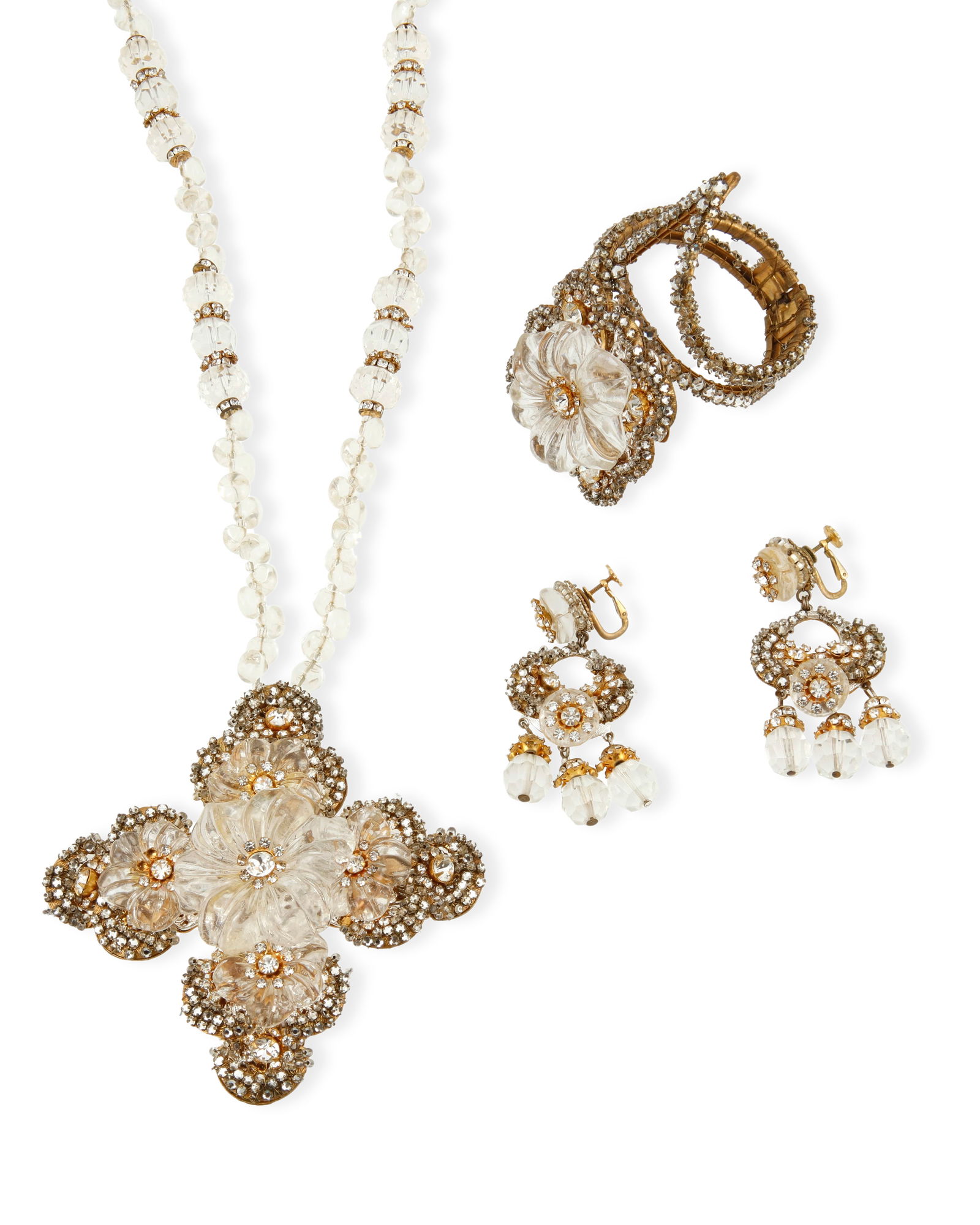 A set of Miriam Haskell costume jewelry (1 of 3)