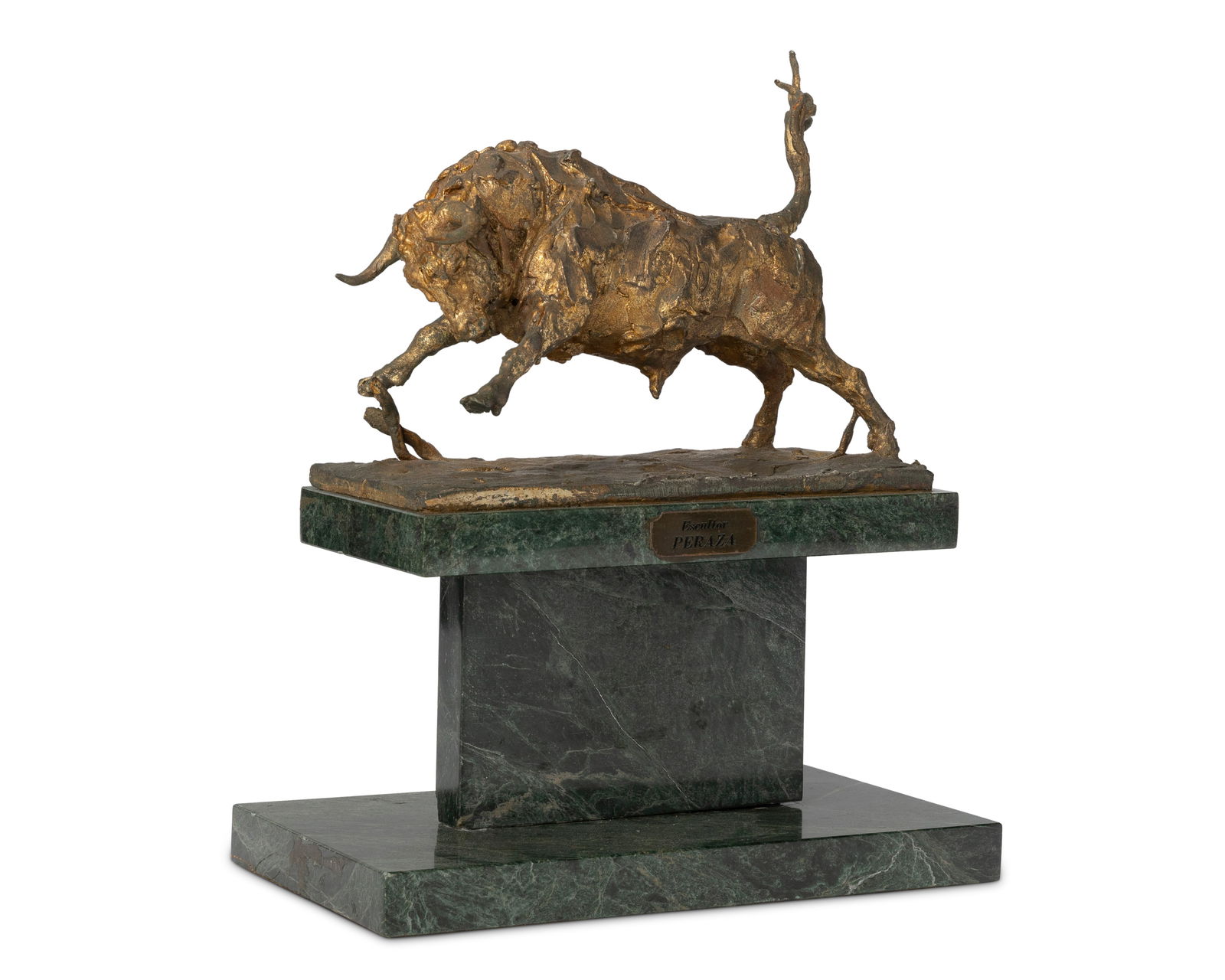 Humberto Peraza (1925-2016), Thrashing bull (1 of 6)