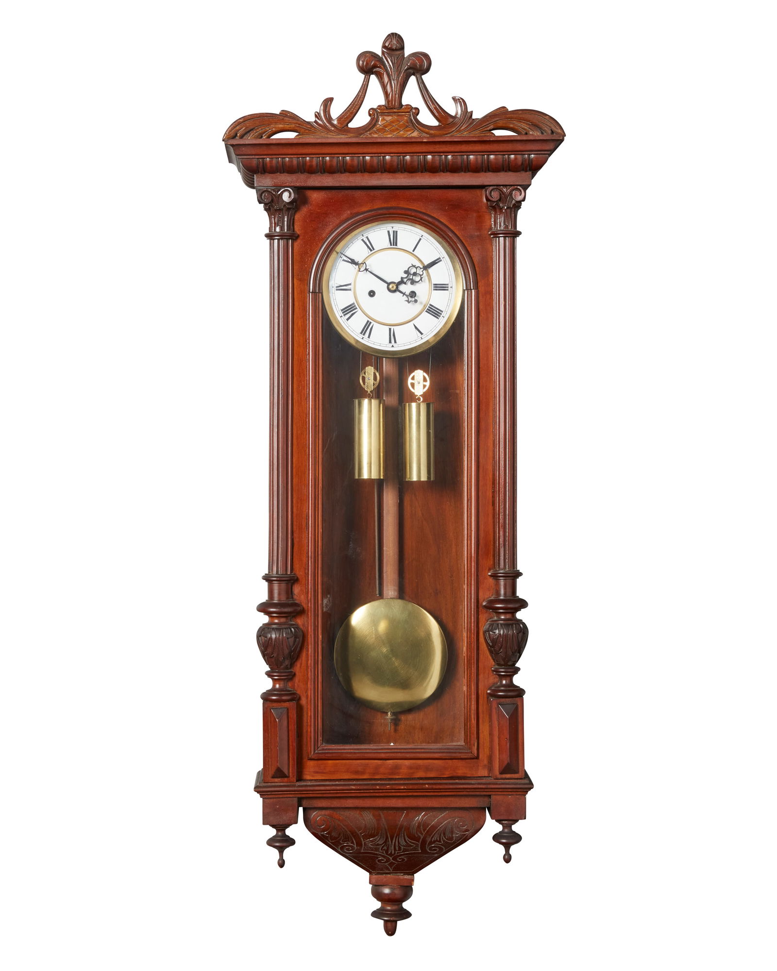 A Vienna regulator wall clock (1 of 4)