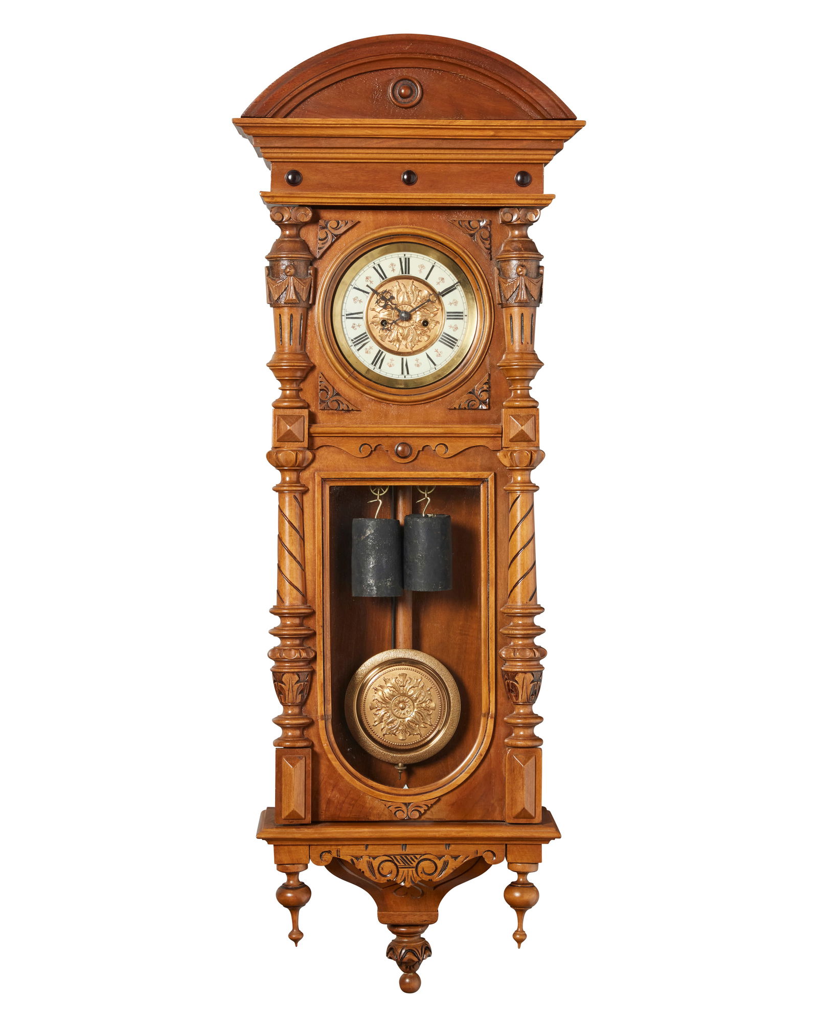 A Renaissance Revival regulator wall clock (1 of 5)