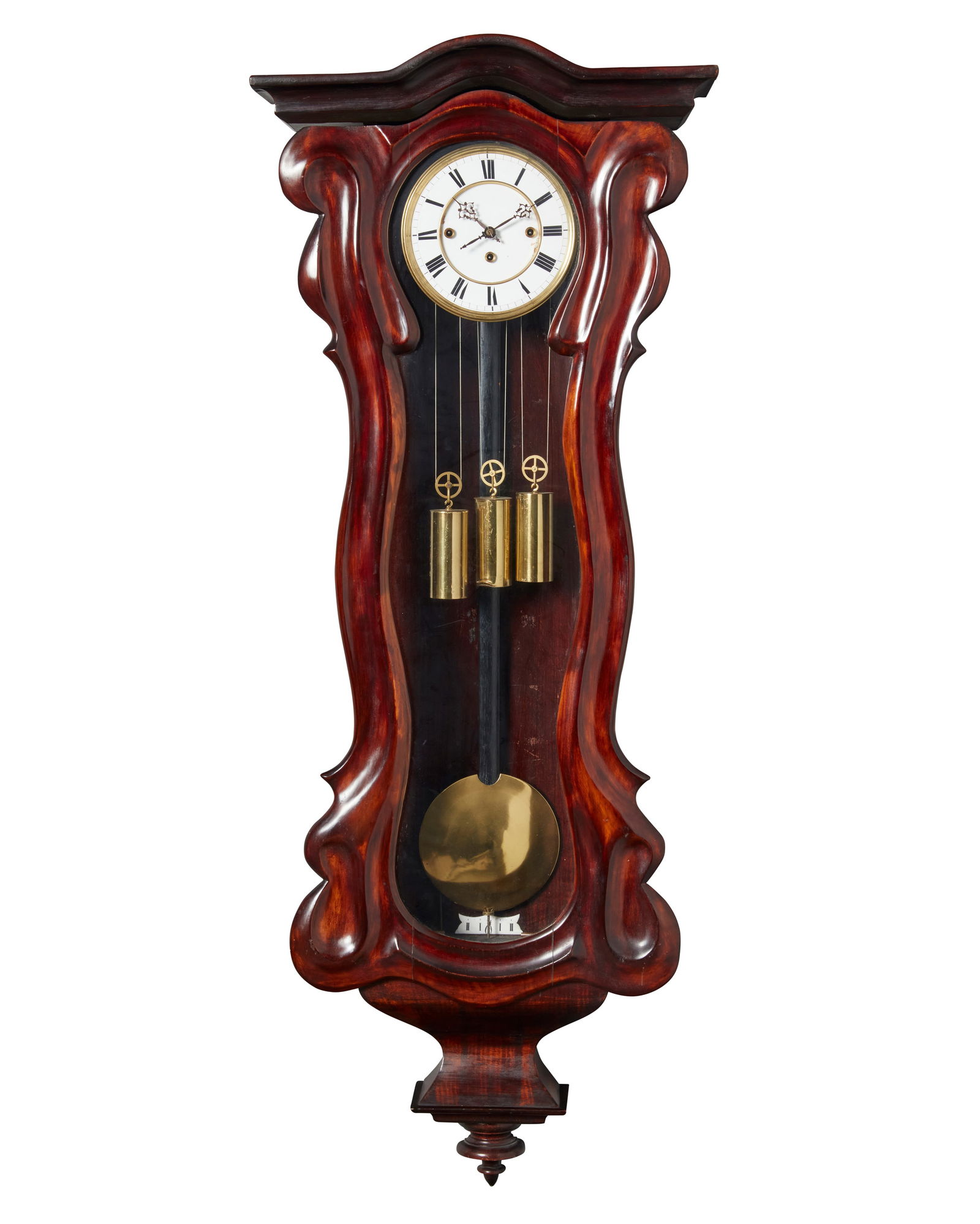 A Vienna regulator wall clock (1 of 5)