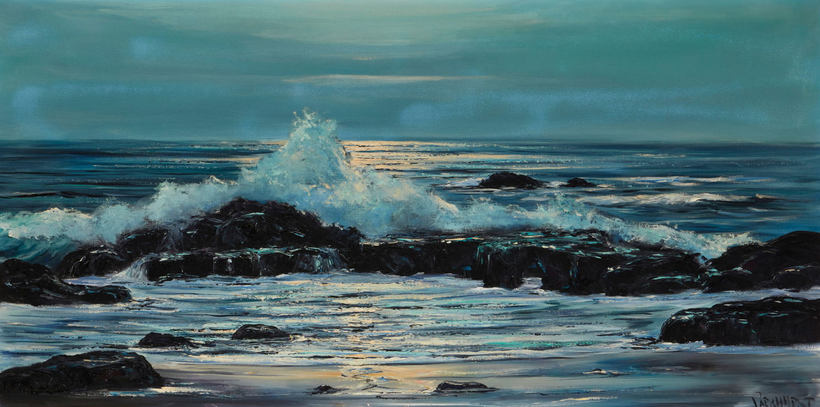 Violet Parkhurst (1921-2008), Seascape (1 of 5)