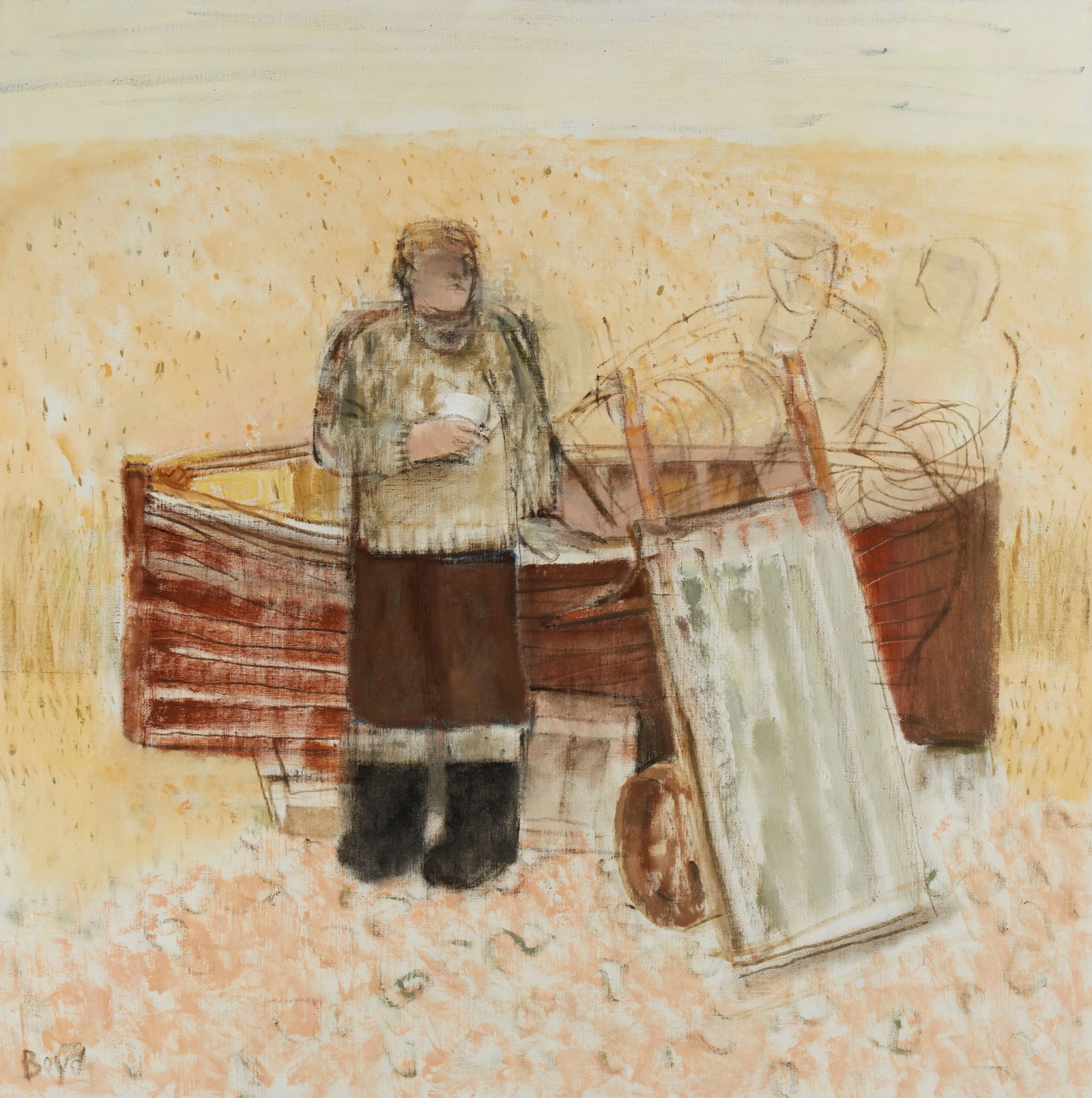 John G. Boyd (1940-2001), "The Brown Boat" (1 of 6)