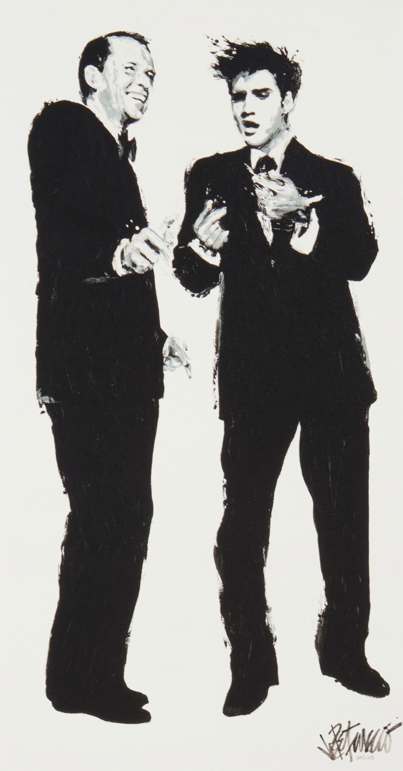 Joe Petruccio (b. 1958), Frank Sinatra and Elvis Presley (1 of 6)