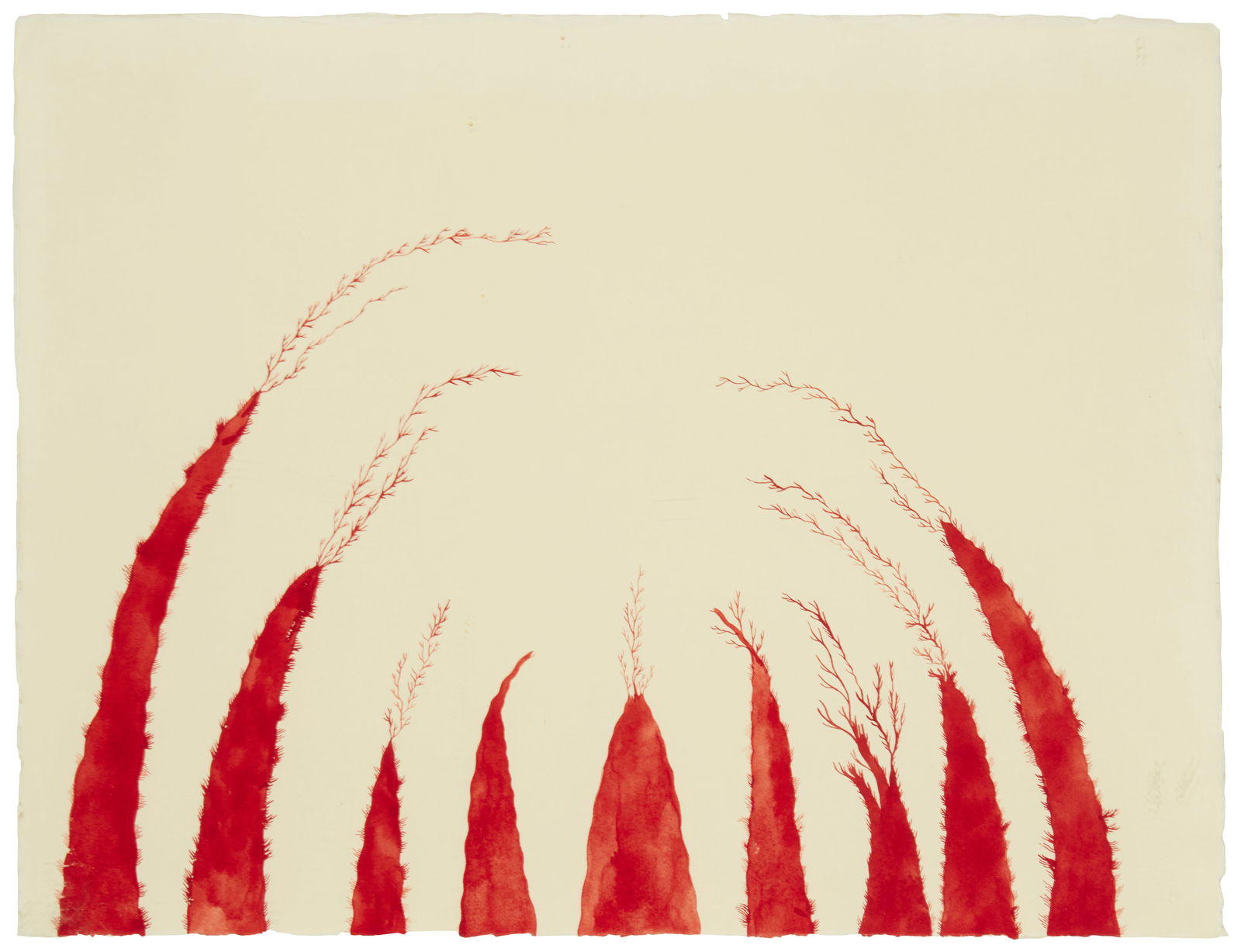 Devendra Banhart (b. 1981), Untitled, red abstract (1 of 4)