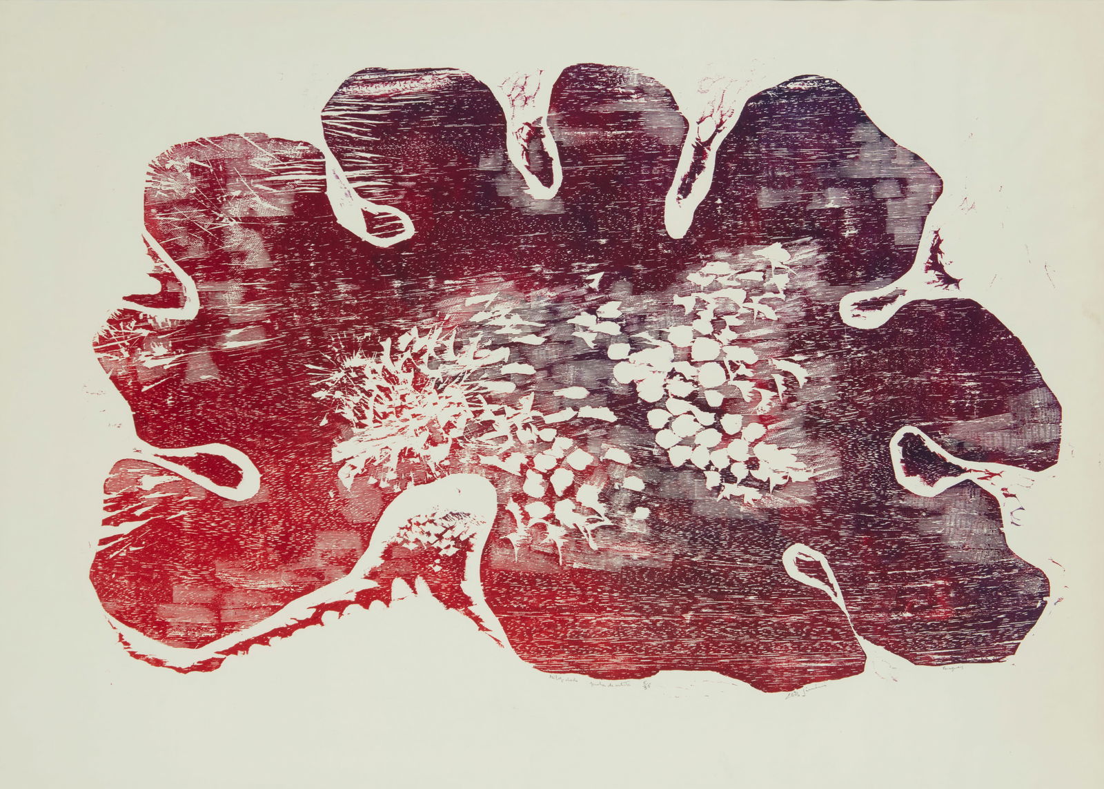 Edith Jimenez (1918-2004, Paraguayan), Untitled, abstract (1 of 8)