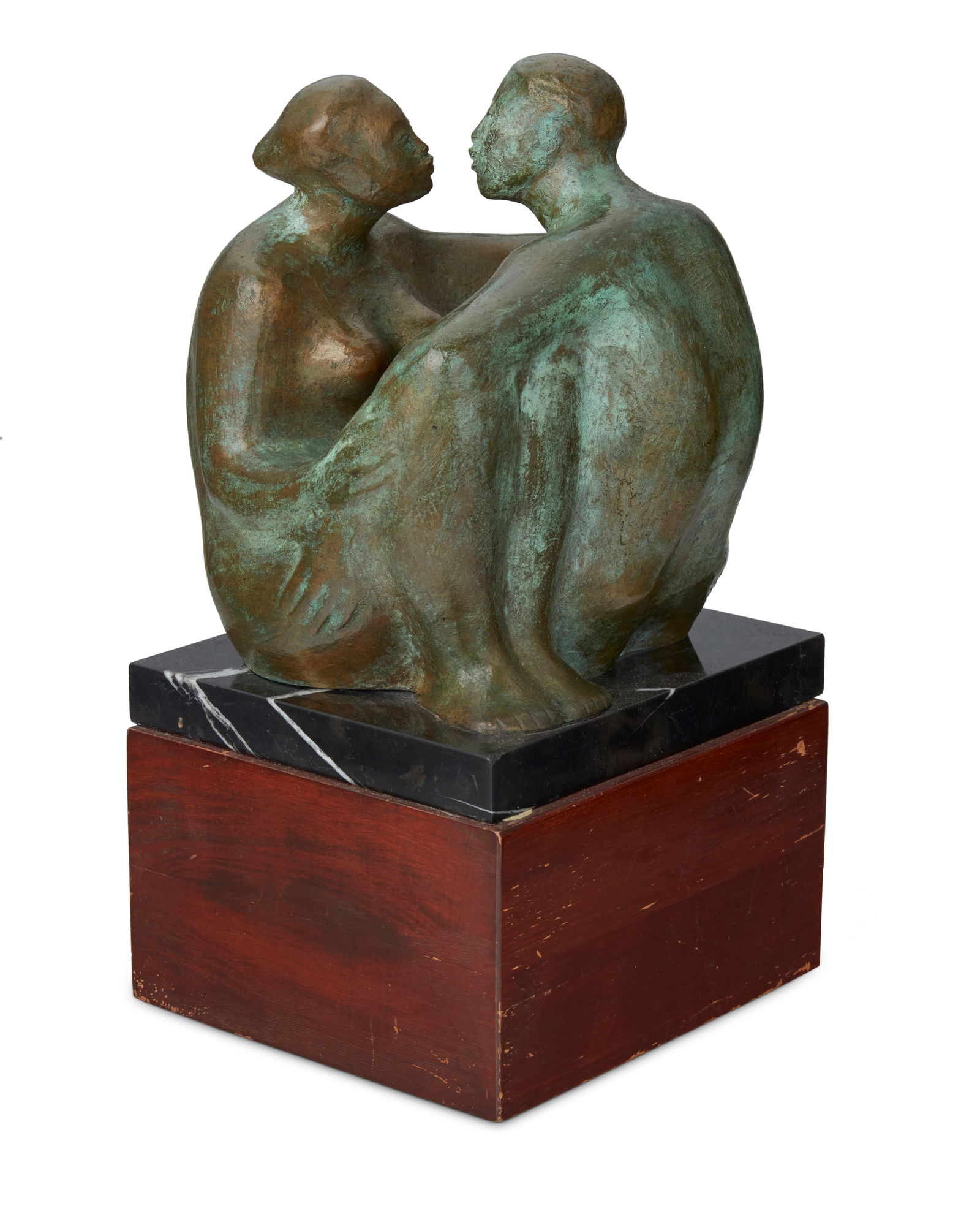 Alberto De la Vega (20th Century, Mexican), Embracing figures, 1964 (1 of 5)
