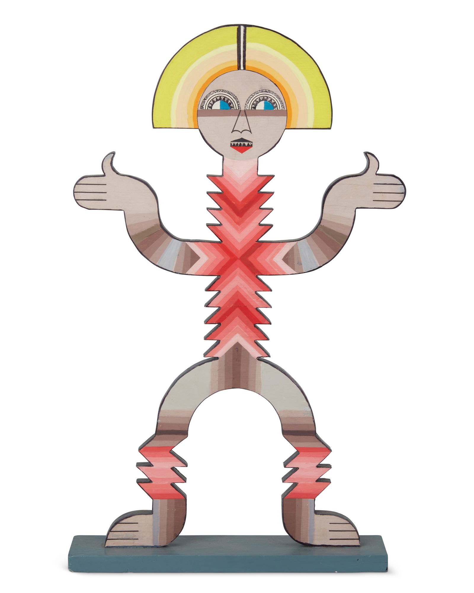 Pedro Friedeberg (b. 1936, Mexican), Standing figure (1 of 8)